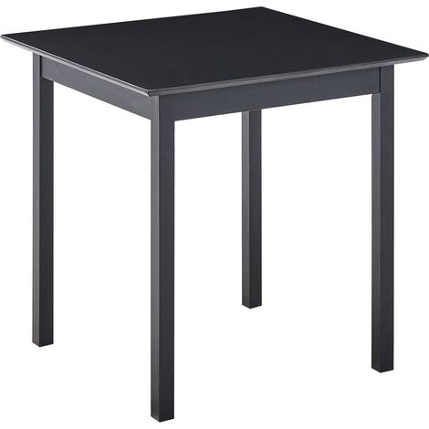 Esstisch VERITAS Schwarz 75 cm 75 cm Kiefernholz