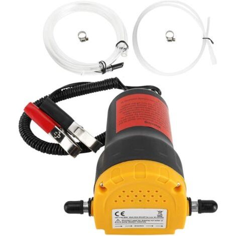 Extracteur de Pompe de Changement d'huile 12V 60W Huile Diesel Pompe à Fluide extracteur Pompe de Transfert d'aspiration de récupération avec Tuyau pour Bateau, Camion