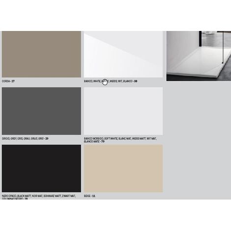 Olympic Plus Duschwanne 120x100x12,5cm schwarz