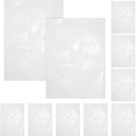 100 sachets en cellophane transparents 30 x 40 cm, fermeture facile et adhésive, emballage résistant. (1/4)