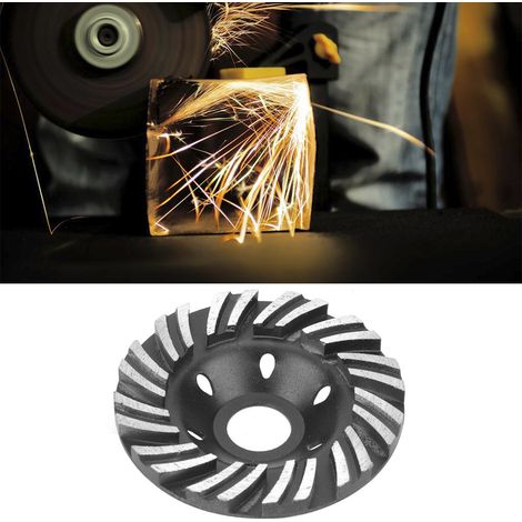Meule diamantée segmentée de 100 mm, disque de coupe pour béton, marbre et granit (1/5)