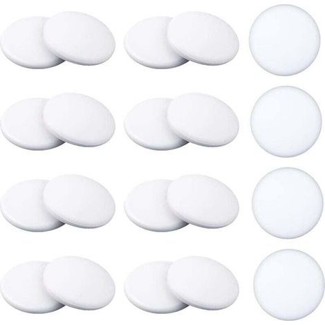 20-teiliger Türstopper-Wandschutz, selbstklebender Stoßdämpfer, wiederverwendbare, stoßdämpfende Silikon-Wandschützer für Türklinken mit Klebefläche und stoßdämpfendem Gel zum Schutz (1/4)