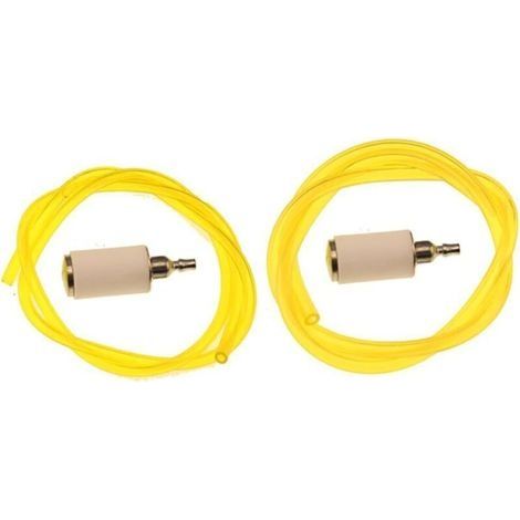 Tuyau de carburant + filtre à carburant pour tronçonneuse Poulan Craftman 530069216 530069247 0,08" x 0,14" 3/32" x 3/16" (1/4)