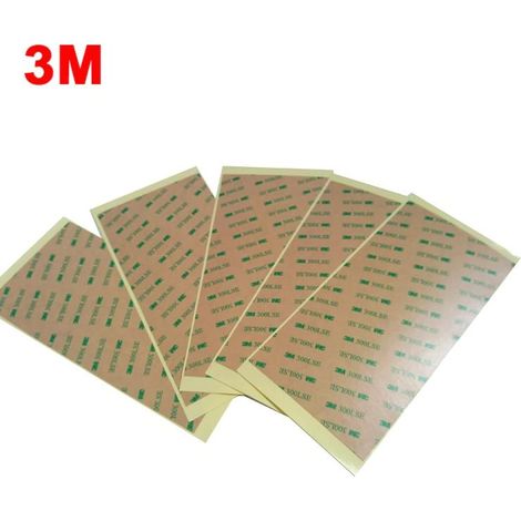 5 fogli 3M 300LSE 9495LE 200 x 100mm trasparente biadesivo Adesivo Riparazione Telefono schermo touch LCD (1/2)