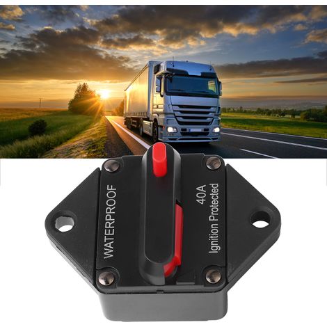 Le disjoncteur de protection automatique pour systèmes audio de voiture convient aux appareils électriques tels que les phares, les réfrigérateurs et les ventilateurs de voiture, avec un courant nomin (1/5)