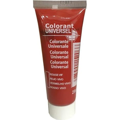 Universalfarbstoff, 25ml-Tube, leuchtend rot.
