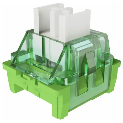Interruttore lineare Attack Shark Green Jelly Switch per tastiera meccanica (1 pezzo) (1/5)