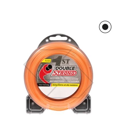 Valva filo per decespugliatore DUBLE STRONG sezione tonda Ø2,7mm lunghezza 12,2m