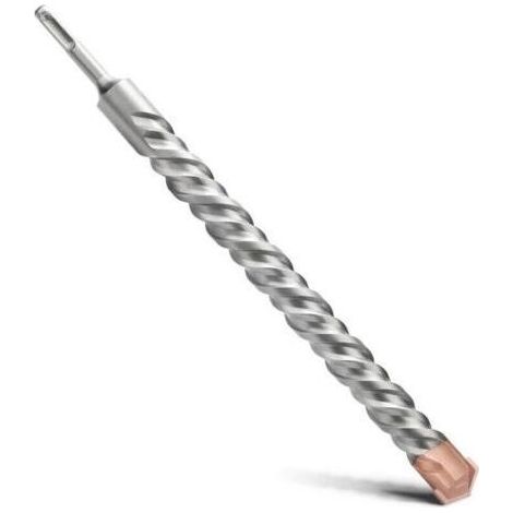 25 x 350 mm avec double hélice pour marteau perforateur dans le béton, la pierre, la pierre naturelle (1/4)