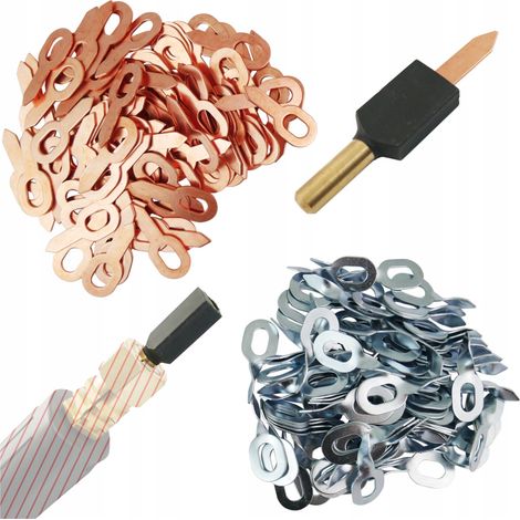 Juego de puntas de posicionamiento, puntas rectas de 1,5 mm, puntas helicoidales de 1,6 mm, electrodo de soldadura (1/5)