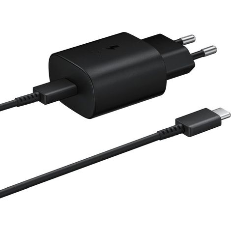 Chargeur ultra-rapide Samsung USB Type-C 45 W Noir (1/4)