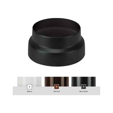 EMAILLIERTE REDUZIERUNG „CLASSIC“ Ø 150–120 mm - Farbe Schwarz
