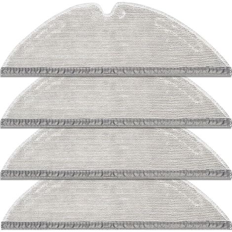 serpillières Accessoires pour Dreame D20 Pro Plus rechange aspirateur robot,serpillières en microfibre,Lavable et réutilisable -4Pièces (1/5)