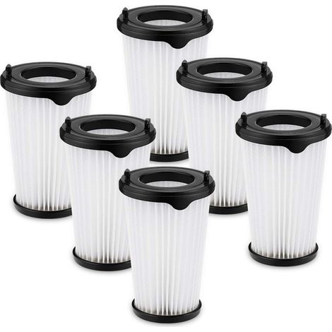 6 Stück CX7 & QX8 Filterset Kompatibel mit AEG Staubsaugern der Modelle AEG CX7-2 & QX8, HEPA-Ersatzfilter Passend für CX7-2-45an, CX7-2-i360, CX7-2-s360
