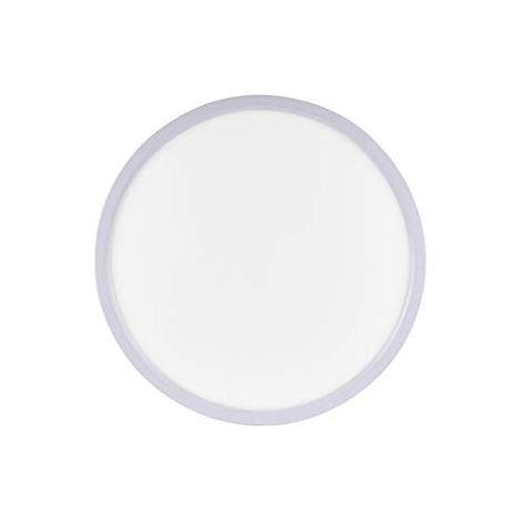 PLAFONNIER LED PLAT BLANC - TÉLÉCOMMANDE RONDE - INTENSITÉ VARIABLE - TEMPÉRATURE DE COULEUR RÉGLABLE : 40 CM - HAUTEUR : 4,5 CM