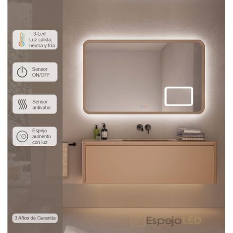MIROIR DUOMO 100x80 GRIS COBALT