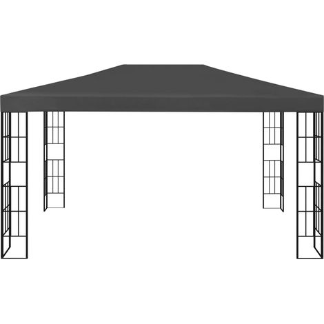 Tonnelle Barnum de Jardin, Pavillon, Pergola, Tente de jardin, 3x4 m Anthracite OIB4676E (1/5)