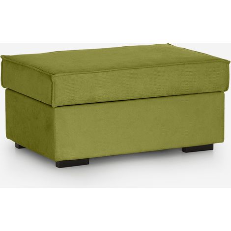 Pouf contenitore idrorepellente con apertura a gas made in Italy Gavia - Verde