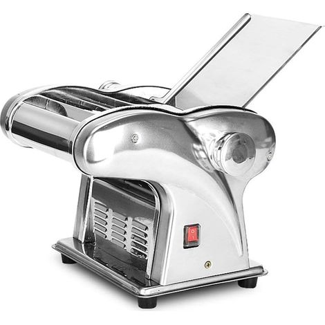 Pasta machine, 4 noodle cutters, 220V, electric noodle press, spaghetti maker, noodle roller, 6 adjustable speeds (1/5)
