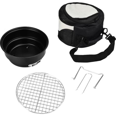 Mini four barbecue pliable pour jardin extérieur, grill en acier inoxydable (1/5)
