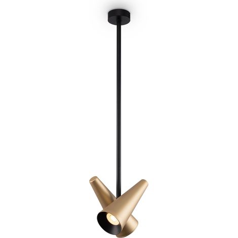 Maytoni Giro Plafoniera moderna a sospensione a 2 luci in ottone GU10 (1/4)