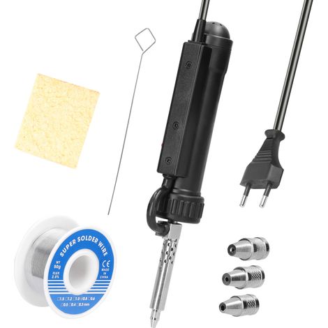 Machine à dessouder automatique et portable électrique à vide pour retirer l'étain de soudure. (1/5)