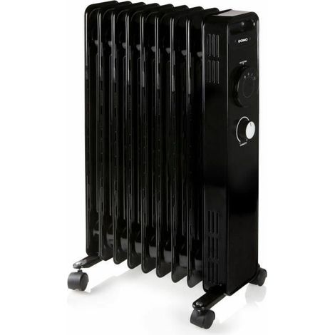 Domo DO7327R Radiatore Elettrico Nero 2000W Nove Elementi (1/5)