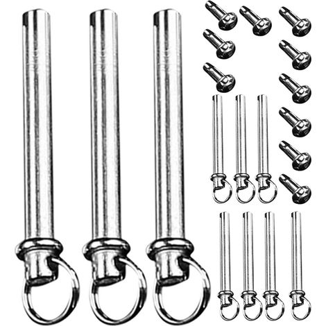 Kit de Réparation Résistants en Acier Inoxydable pour Éventail à Main Rivets et Écrous , 10 Sets Haute Performance et Faciles à Installer (1/5)