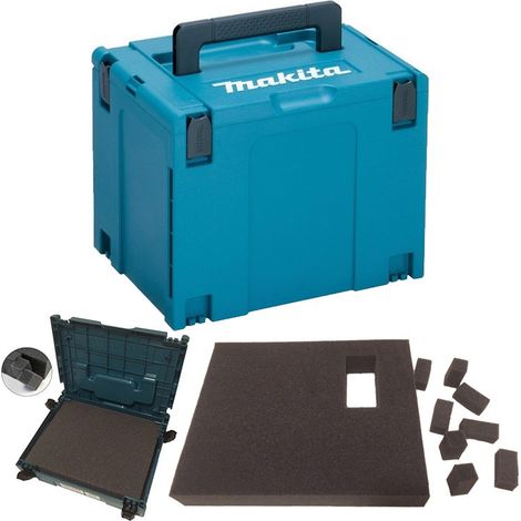 Makita MAKPAC Stacking Connector Tool Case Systainer TYPE 4 + Foam Insert (1/5)