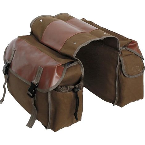 Sacoche arrière double rétro pour vélo/moto - Porte-bagages avec rangement pour outils
