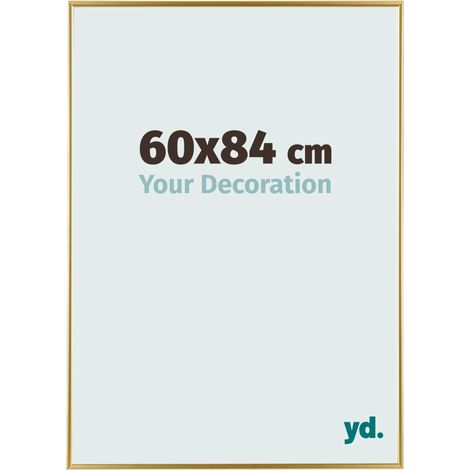 yd. - Cadre photo 60x84 - Or - Plastique - Evry