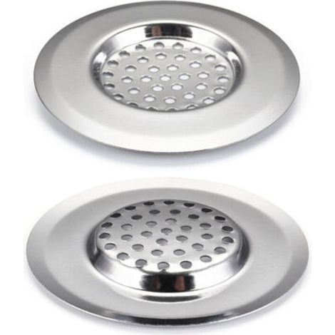 2pcs Kitchen Sink Strainer, Stainless Steel Sink Drain Strainer, Dishwasher Safe (GR057) (1/5)