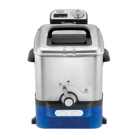 SEB – Friteuse professionnelle 3,5L – Puissance 2300W – Filtration automatique de l'huile – Cuve amovible émaillée – Minuteur numérique (1/8)