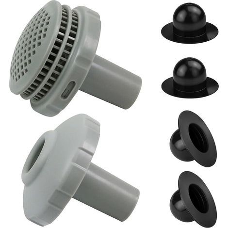 Kit de connecteur de pulvérisation de piscine 6 pièces avec grille de filtre de sortie , buse d'entrée et bouchon de trou , accessoires de piscine (1/5)