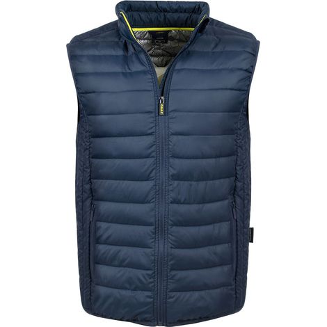 Gilet de travail sans manche Matelassé Bleu Taille L Veste Doudoune Thermique VITO LOKI (1/5)