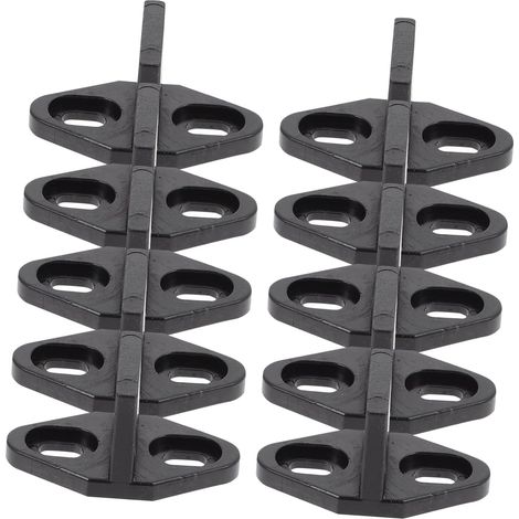 10 pièces Butée de rail pour porte coulissante (1/5)