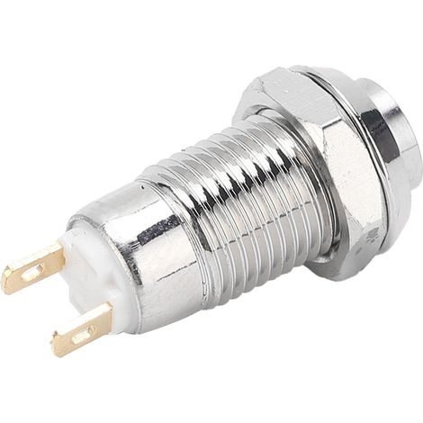 Wasserdichter 8-mm-Edelstahl-Druckknopf, Momentanstartschalter, 3 V (1/5)