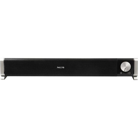 NGS SB500 - BT - Bar de Wireless Sound, Bluetooth 20W per PC, TV, Smartphone o Tablet, Stereo, Alimentazione USB, Jack 3,5 mm, Ingresso microfono, Uscita cuffie, Plug & Play, Compatto