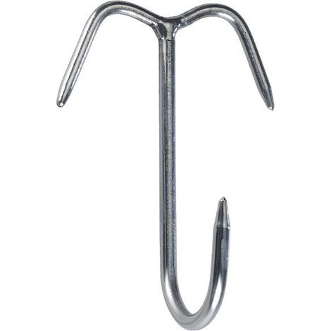 Gancio acciaio inox ancora 3 punte - ø mm.6x120