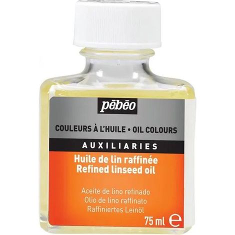 Pebeo Raffiniertes Leinöl farblos 75 ml