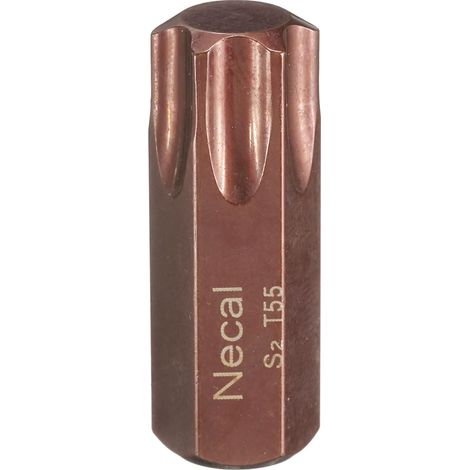 T55 Embout de Tournevis Torx 10mm Tige Hexagonale 30mm Longueur Acier S2 Embouts de Tournevis Hexagonaux à Tête Hexagonale à 6 Pans de Sécurité Inviolables (1/5)