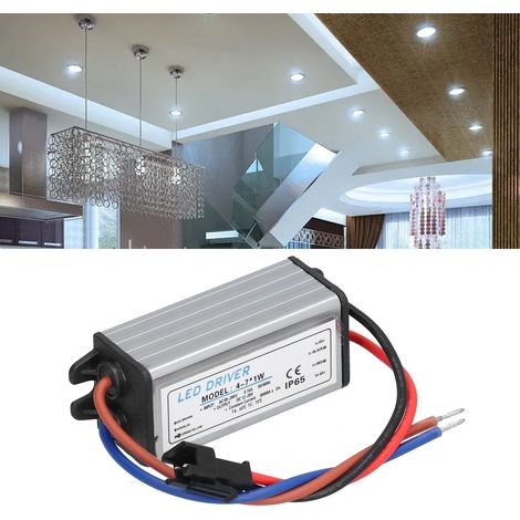 Transformateur d'alimentation pour luminaire LED, AC85-265V/DC12-26V tension constante 300mA, connecteur DIY pour pilote d'alimentation. (1/5)