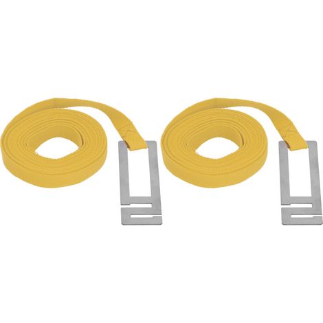 Lot de 2 sangles de ruche portables, fixation et serrage, accessoire d'apiculture jaune