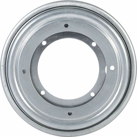 Filiyano-4 types de loquets rotatifs robustes, plateau tournant rond en zinc plaqué, plateau pivotant Lazy Susan (5,5" argent) (1/5)