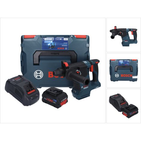Bosch GBH 18V-24 C Professional Akku Bohrhammer 18 V 2,4 J Brushless SDS plus + 1x ProCORE Akku 8,0 Ah + Ladegerät + L-BOXX