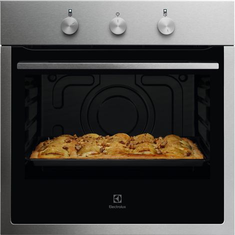 Electrolux KOIHH00X Forno Tradizionale Serie 300. Dimensione del forno: Media, Tipo di forno: Forno elettrico, Capacità interna forno totale: 73 L. Posizionamento dell'apparecchio: Da incasso, Colo...
