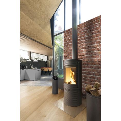 Kaminofen TYP18814 OKU rund, Guss, 7 kW