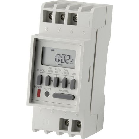 C-Control TM-848-2 Hutschienen-Zeitschaltuhr digital 230 V/AC 4000 W (1/5)