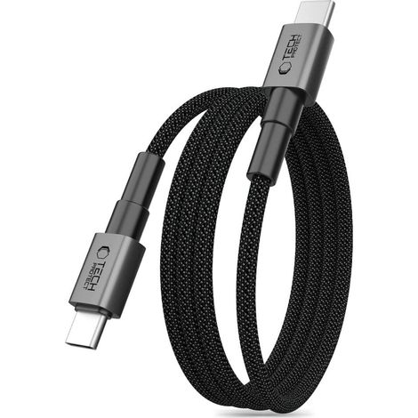 Cable USB-C PD Tech-Protect Ultraboost DNA MagTwist 100W / 5A 200 cm - Gris (1/5)