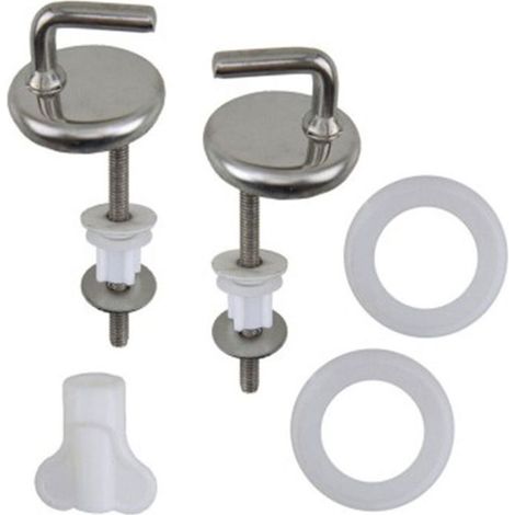 Accessori per la cerniera del sedile del WC in acciaio inox, 2 viti per la cerniera (accessori inclusi)